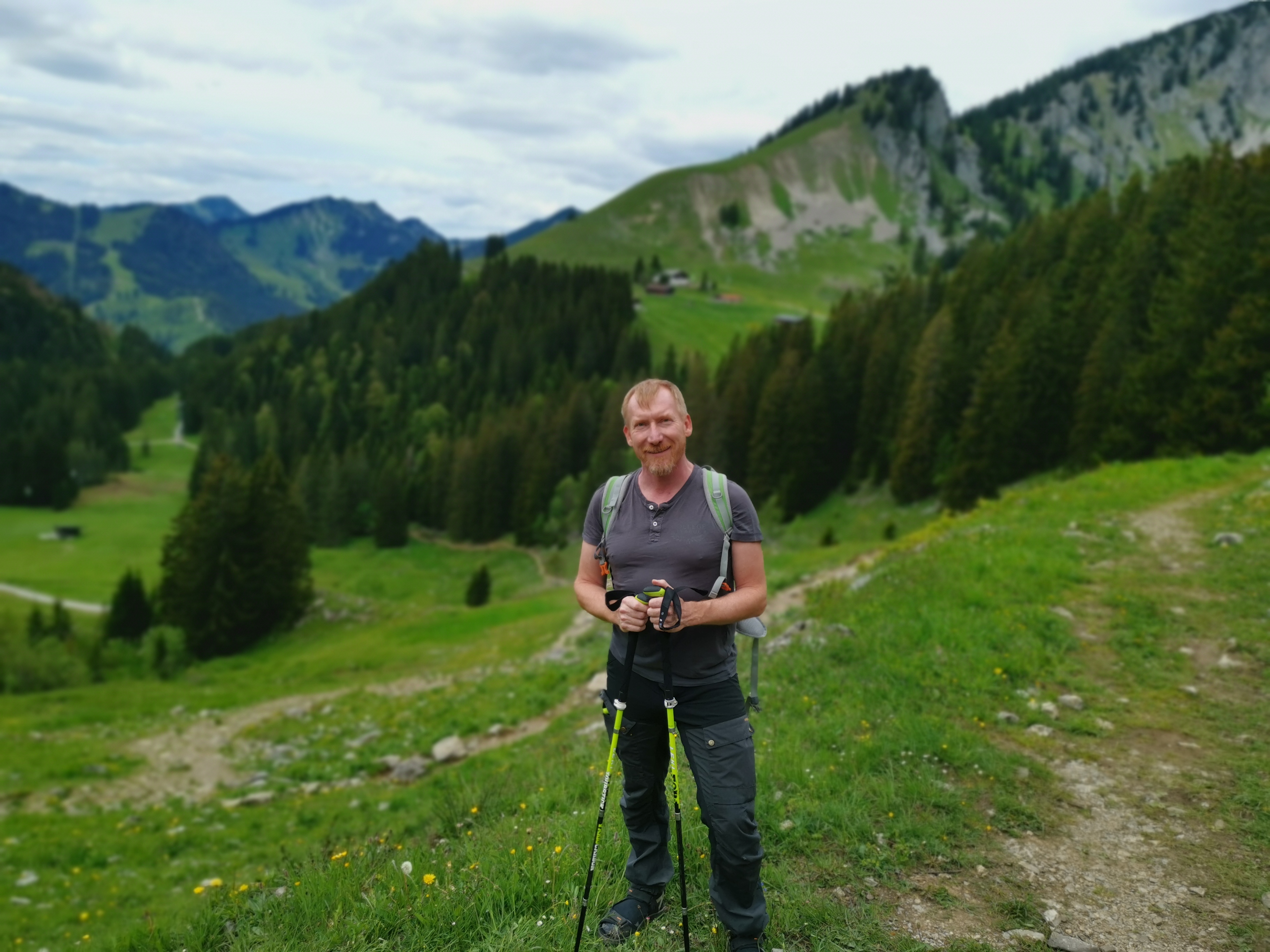 Michael beim Wandern